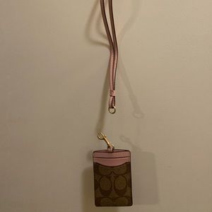 Coach lanyard & badge holder
